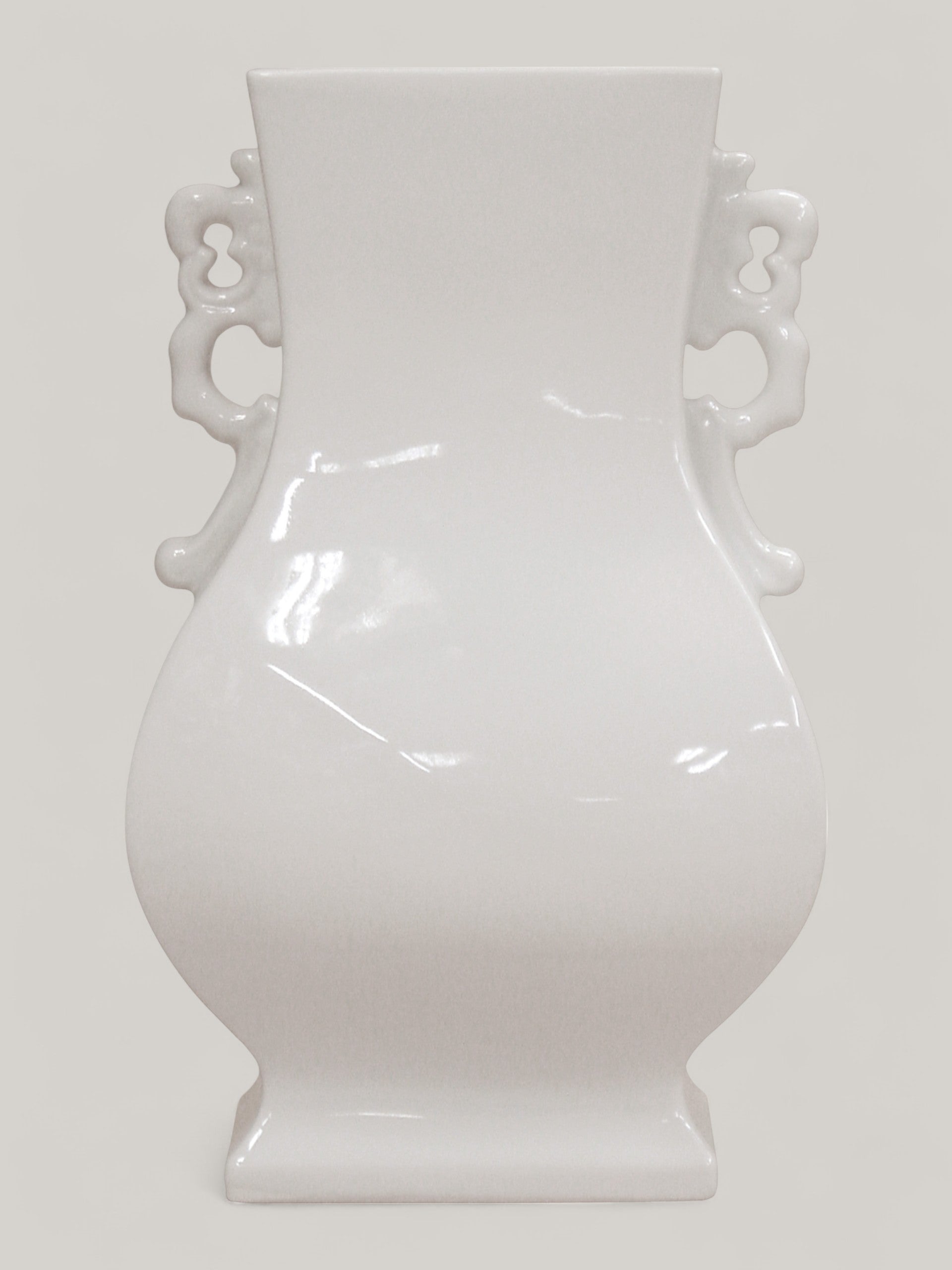 Blanc De Chine Vase with Handles