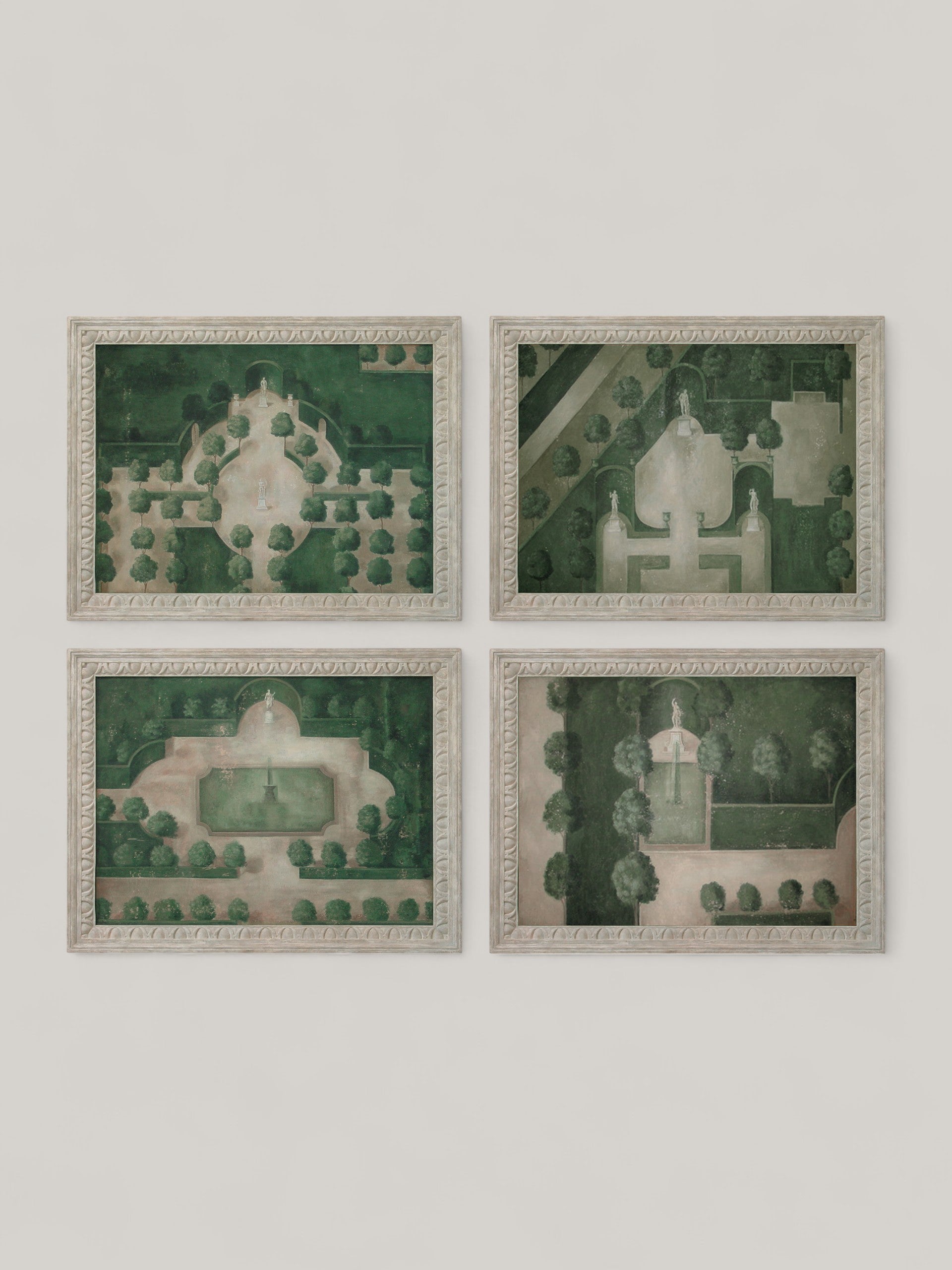 Landscape Studies, with Egg & Dart Frame