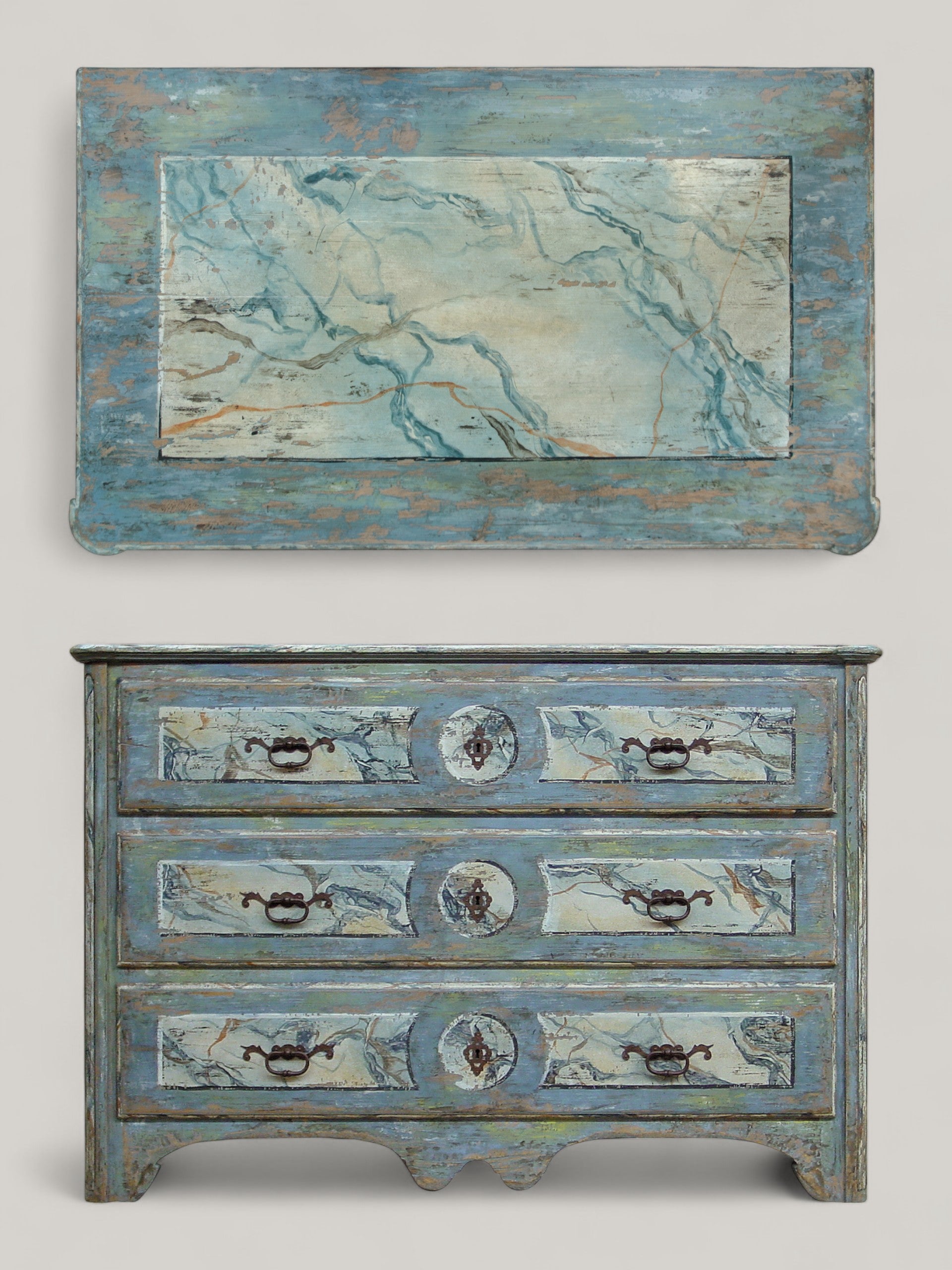 Vernis Three Drawer Chest