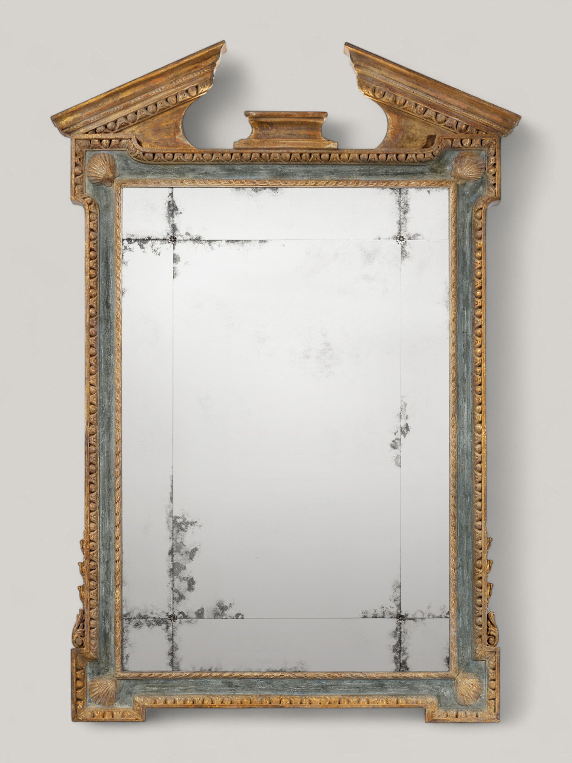 Georgian Broken Pediment Mirror
