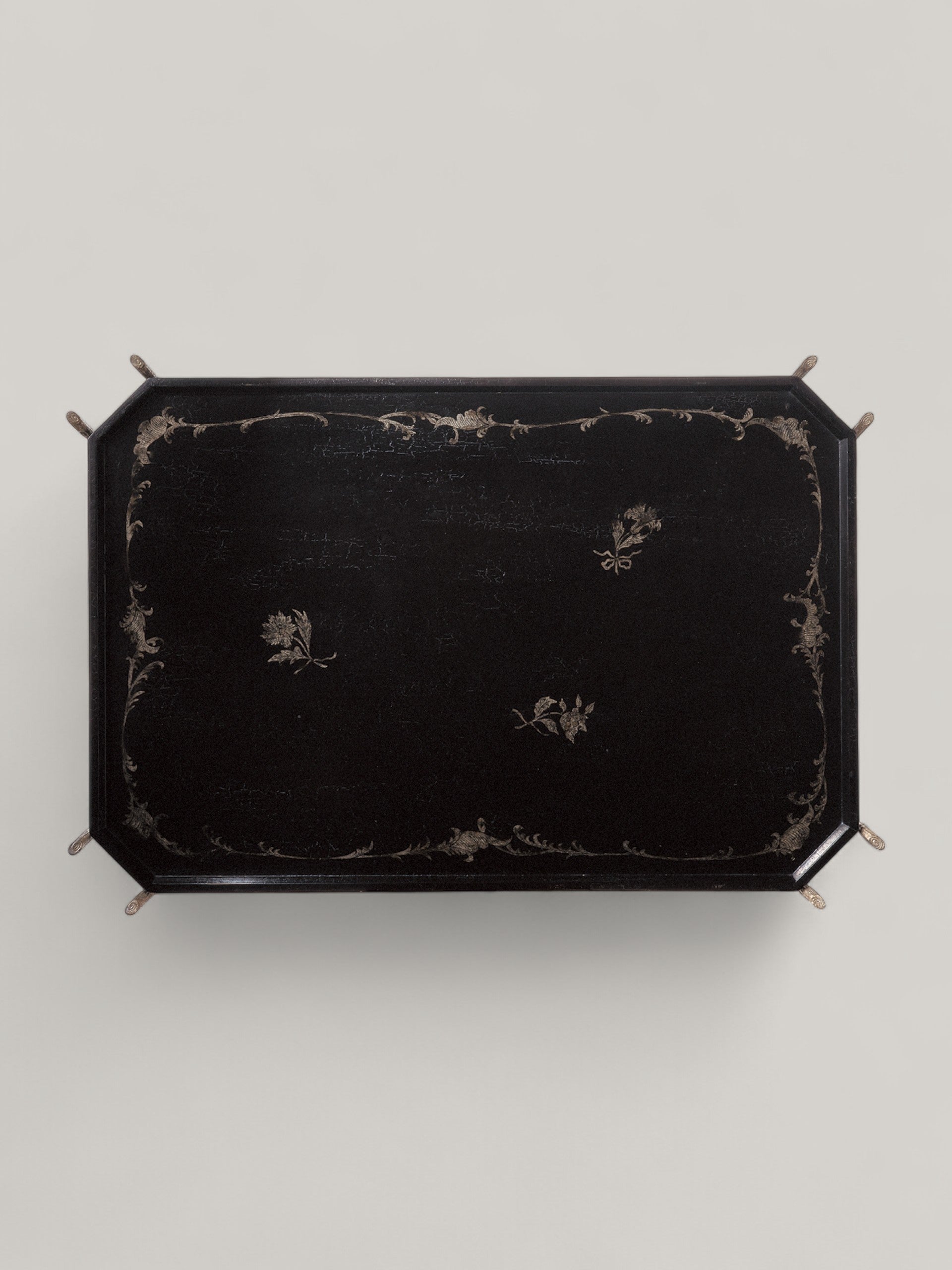 Cut Corner Chinoiserie Tray Table
