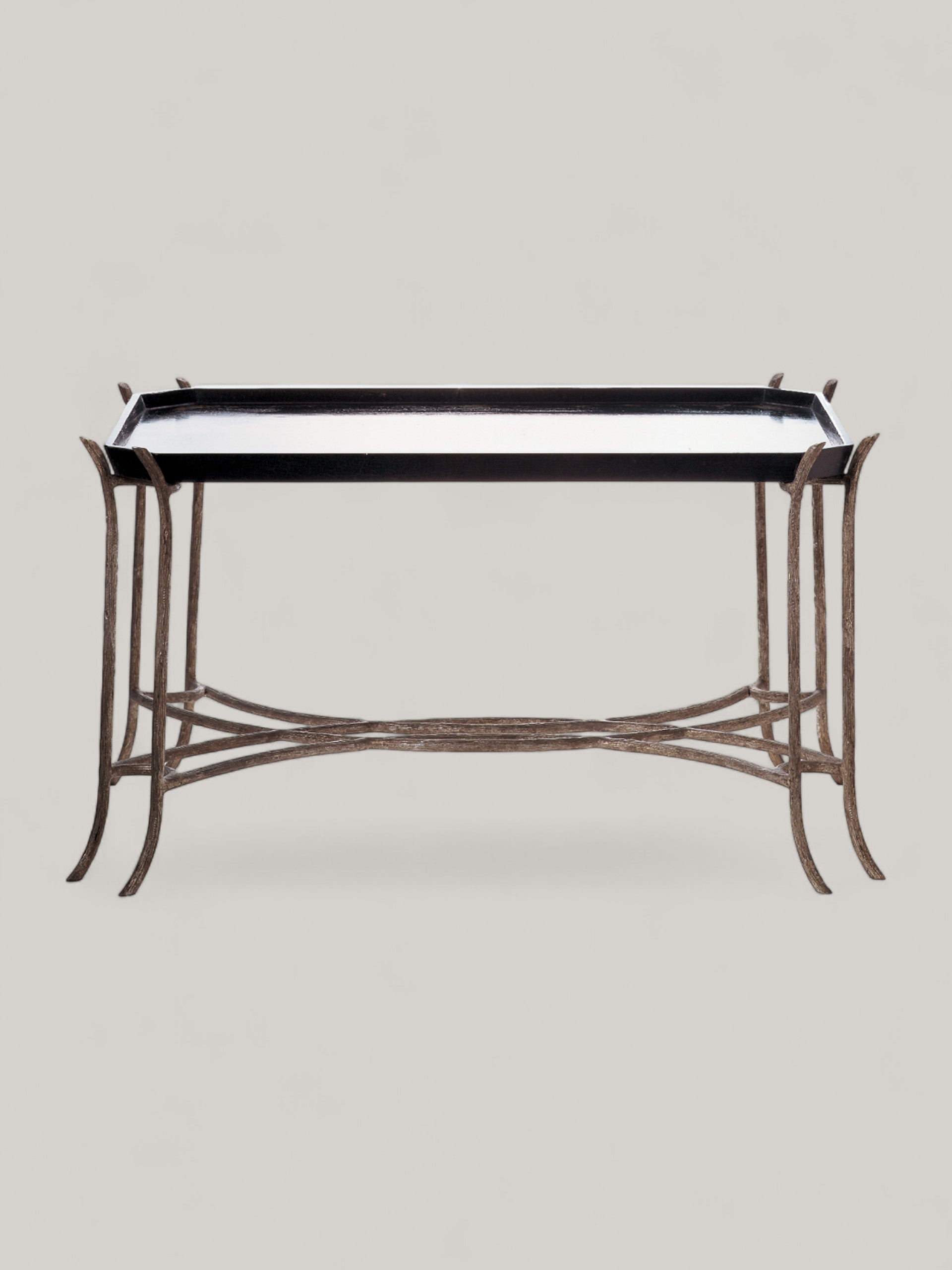 Cut Corner Chinoiserie Tray Table